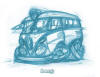 Short Bus caricature by Lemorris Harris...